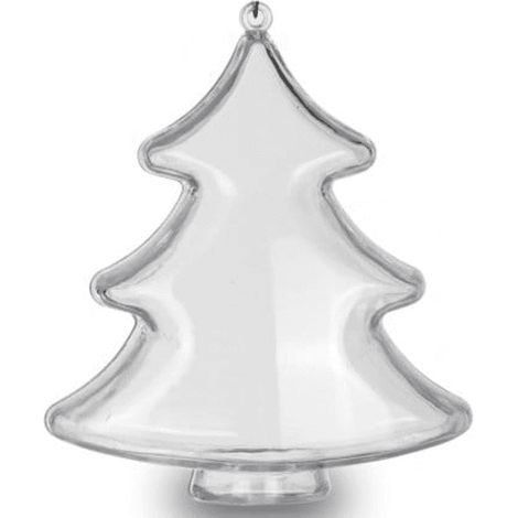 Acryl-Weihnachtsbaum 10 cm 5 Stück. (1/2)