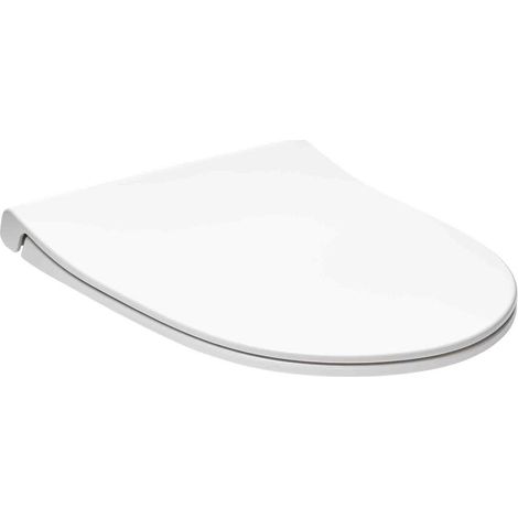 Sedile wc Slim con chiusura rallentata bianco lucido - Vitra Sento (1/3)