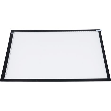 Table lumineuse LED A3 pour artistes, plaque de dessin à intensité variable, boîte à copier avec câble USB 1,5 m (1/5)