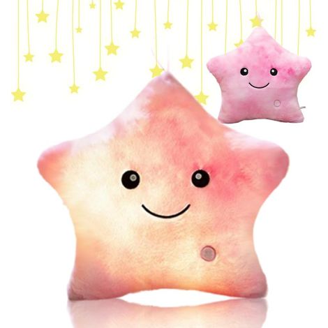 1 Coussin étoile,LED intégré,Changement de couleur,Décoration chambre,Bureau,Fête (1/5)