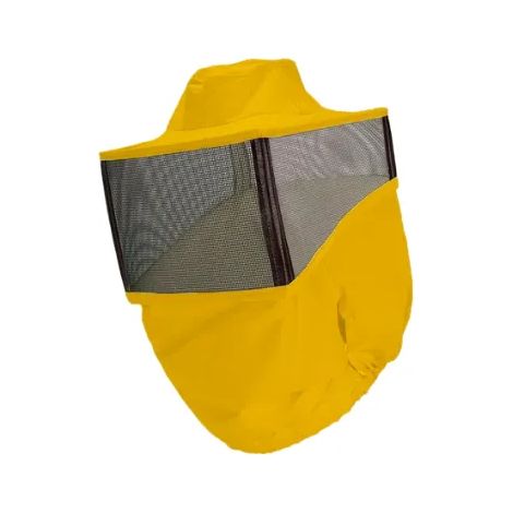 Art.145-GL Maschera gialla quadrata a cappello in rete pieghevole 100% cotone