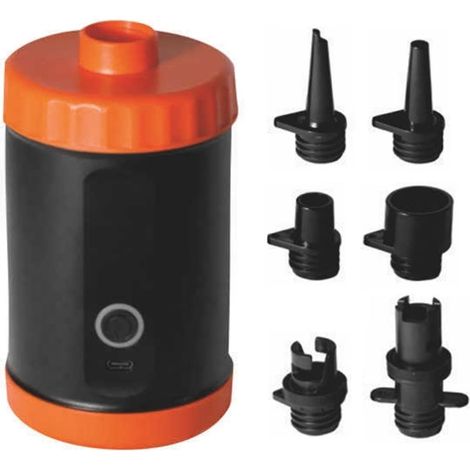 Pompe À Air Électrique Rechargeable for Tentes Gonflables avec 5 Buses for Canapé-lit Gonflable, Piscine, Kayak Gonflage Rapide Précis Et Tout Moment (1/5)