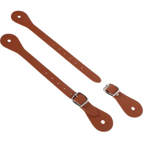 2pièces Sangles Éperons Western Réglables Équipement Équestre Fournitures pour Chevaux De Sangles Éperons pour Hommes Équipement De Dressage De Chevaux (1/5)