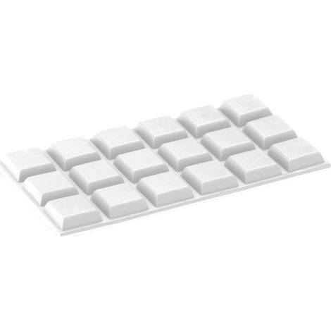 PARACOLPO ADESIVO INOFIX 12X12 MM 18 PZ BIANC0- 20,0 confezione