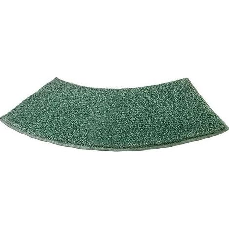 Tapis de bain incurvé, tapis de douche, tapis de toilette épais, tapis de bain écologique, tapis de salle de bain antidérapant, vert (1/5)