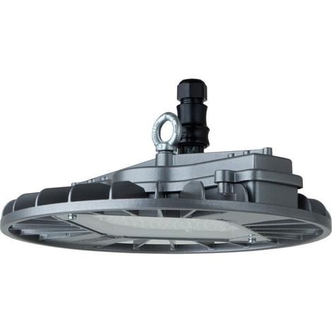 SCHUCH TRIANO DISC 3410 L100B D 840 LED-HALLENLEUCHTE, 65W, 10000LM, LINSENOPTIK, GRAU (341000011)