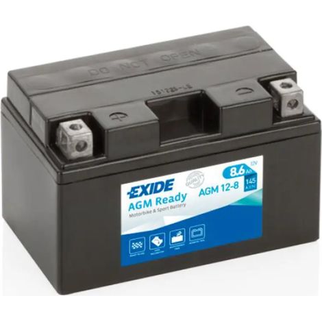 Batería De Moto Exide AGM12-8 (12V 9Ah)