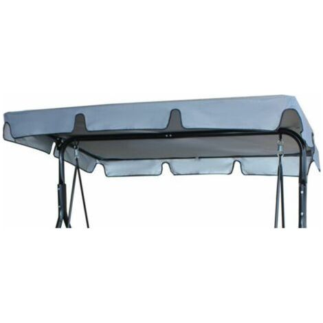 Replacement cover for universal 3-leaf awning (awning only) 164 x 114 x 15 cm gray (1/5)