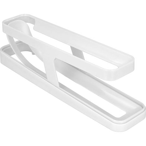 Eierhalter für den Kühlschrank, professionell, für die Küche, Arbeitsplatte, 2-stöckig, Eierspender, weiß (1/5)