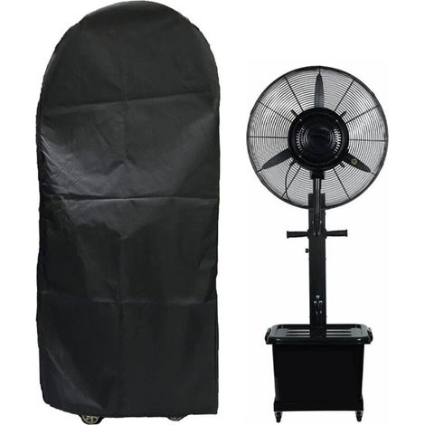 Copertura per ventilatore da pavimento per esterni 210D - Soluzione salvaspazio, adatta per la taglia S 60 x 28 x 155 cm (1/4)