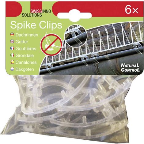 pour l'intérieur/extérieur Swissinno Spike-Clips 1 238 001K 6 pc(s) (1/4)