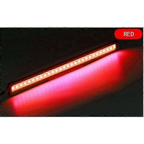 Barre lumineuse LED de 17 cm pour voiture, phares de véhicule, feu arrière de moto, 12 V, feux de jour automatiques, couleur blanche (et non rouge pur). (1/5)