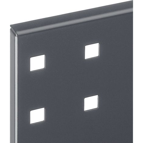 Plaque perforée B450xL2000mm gris
