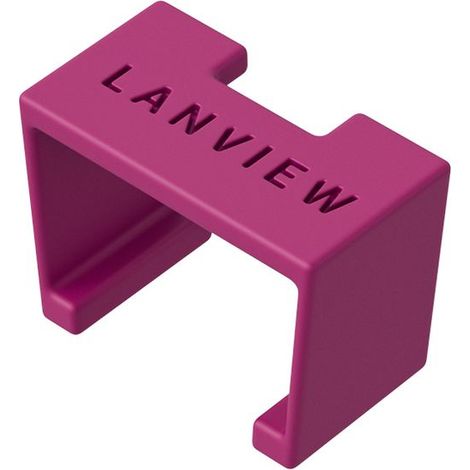 Lanview LVT-SC-M soporte para manguito de identificación de conductor Magenta Plástico 150 mm 20 pieza(s)