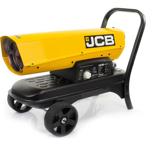 JCB 70,000BTU / 20kW Diesel Space Heater, 496m³ Coverage, Kerosene or Diesel, Thermostat
