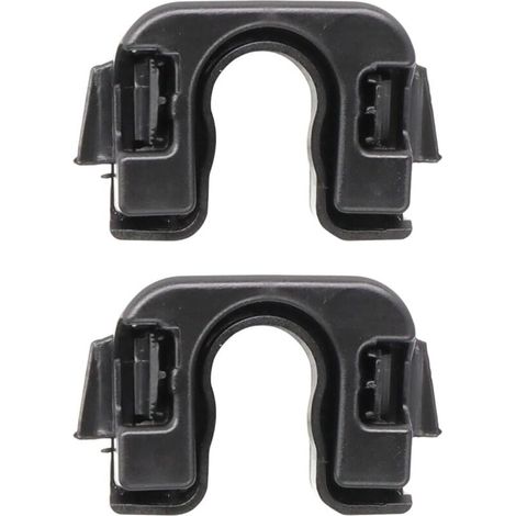 Support de porte-bagages arrière pour voiture (4 pièces), clips de fixation pour tablette arrière, support de montage, tablette, clip de fixation pour colis, rangement surélevé, accessoires aut (1/4)