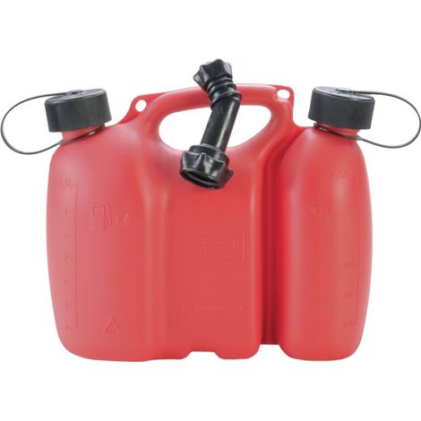 Kraftstoffdoppelkanister PROFI 3+1,5l rot HDPE L308xB145xH254mm (1/2)
