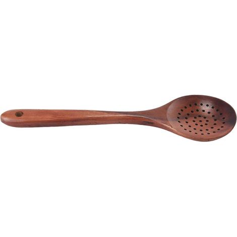 Cuillère en bois de teck, cuillère à long manche, grande spatule à riz, cuillère en bois (1/5)