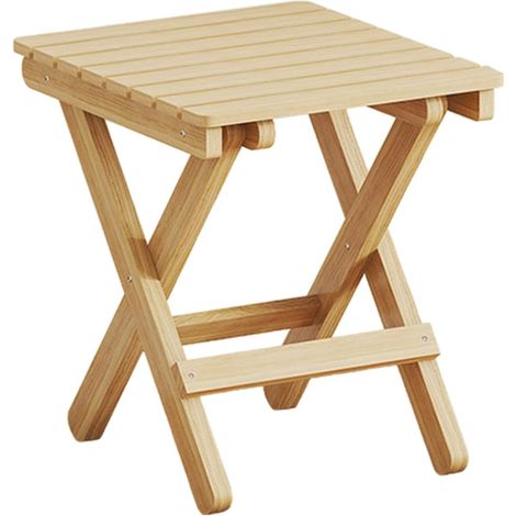 Hocker tragbarer Holzstuhl Hockersitz robuste Fußstütze