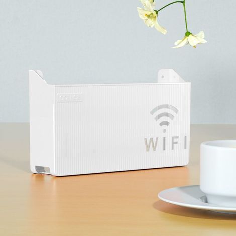 Étagère murale pour routeur WiFi et décodeur TV, support de rangement mural multifonction