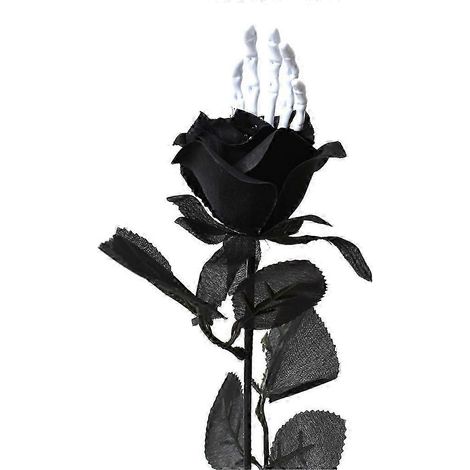 Kit de bricolage de roses d'Halloween avec roses artificielles en os (B) (1/5)