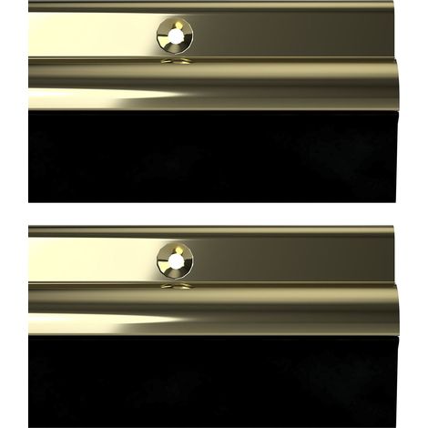 Stormguard 03 AM0050914G Bds parte inferiore della porta gomma paraspifferi Seal, oro, 914 mm, set di 2 pezzi (1/4)