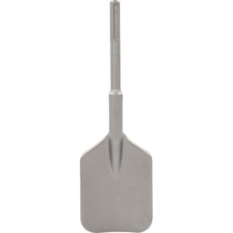Burin pelle professionnel 40Cr – Tête 13 cm, longueur 40 cm – compatible marteau électrique à 5 trous – Pour enlèvement de carrelage (1/5)