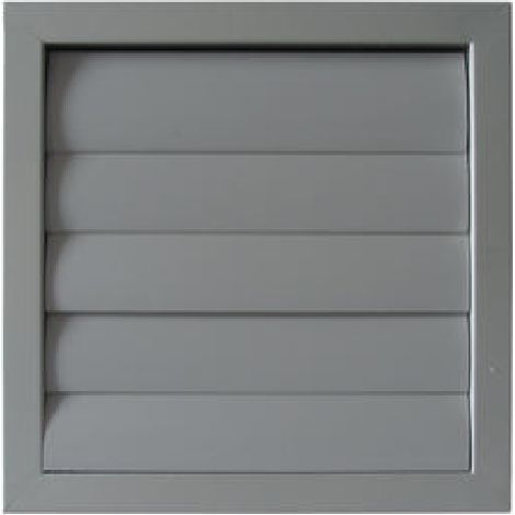 Persiana de ventilación por gravedad de 805x805 mm para montaje en pared. (1/4)
