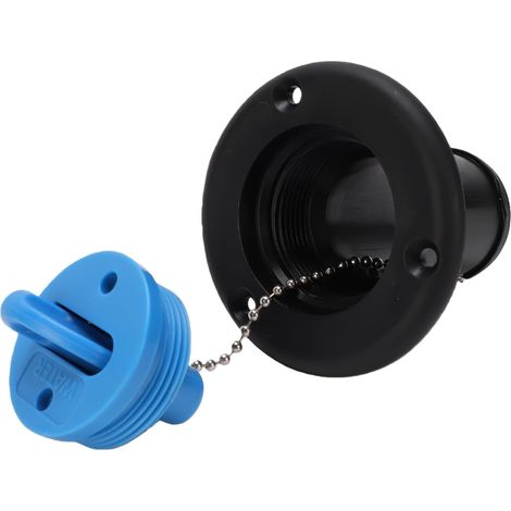 Water Filling Inlet for Motorhomes with Anti-Loss Cap, Round Gravity Filling Cover for Motorhomes, Trailers, Yachts, ABS Construction (1/5)
