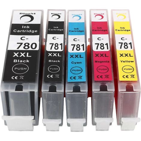 Klare, lichtechte und gleichmäßig druckende Tintenpatrone für PIXMA TS707, TR8570, TS8170, BK, BK C