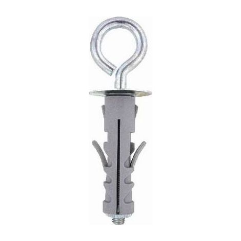 100 x TASSELLO CON OCCHIOLO CHIUSO ZINCATO Misura: Tass 9X40 Occhio M4