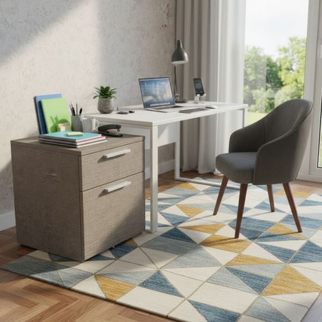 Cassettiera: Stile e funzionalità per la cameretta dei tuoi sogni - Grigio fumo (1/5)