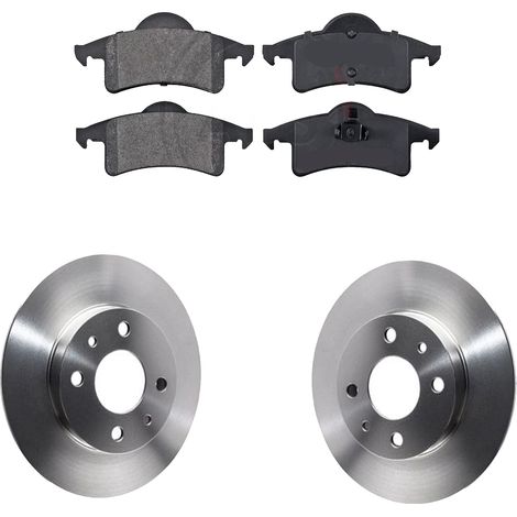 KIT FRENI POSTERIORI compatibile con JEEP GRAND CHEROKEE II (WJ,WG) - DISCHI + PASTIGLIE OEM: FDB1524 / 17308 /SOSTITUZIONE DIRETTA/BASSA POLVERE/SILENZIOSO (1/5)