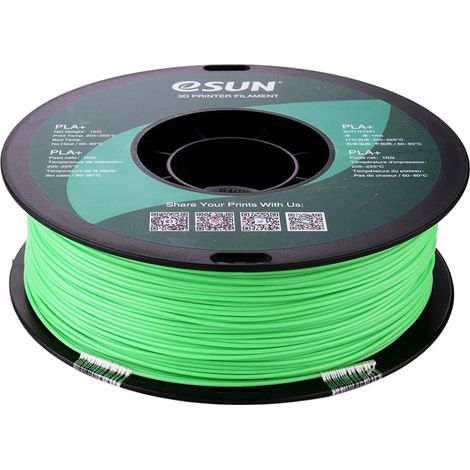 eSUN PLA+ Filament 1.75mm 1000g Peak green