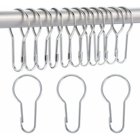 40 Pack Shower Curtain Rings Hanging Hooks for Sorting and Organizing (1/4)