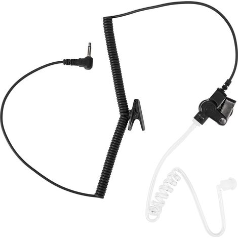 1 Écouteur, Connecteur 3,5mm, Plastique, Longueur 37cm, Pour Radio Bidirectionnelle (1/5)