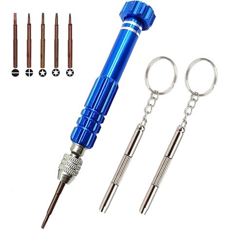 Brillenreparaturset, 5-in-1 multifunktionales Präzisionsschraubendreher-Set (1/3)