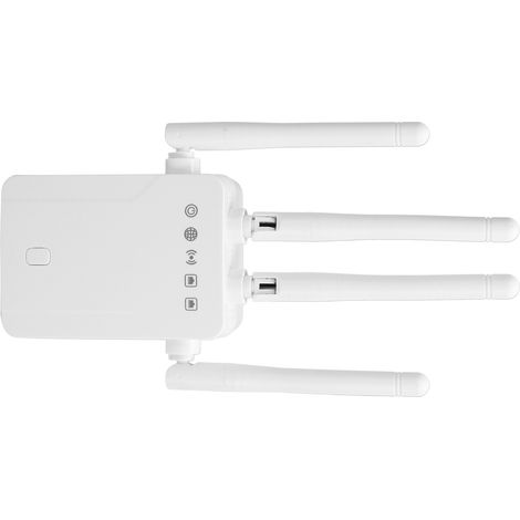 Amplificateur WiFi Double Bande 2.4G/5G 867Mbps, Répéteur Sans Fil AC, Extenseur de Signal Réseau 300Mbps, Prise EU 100-240V