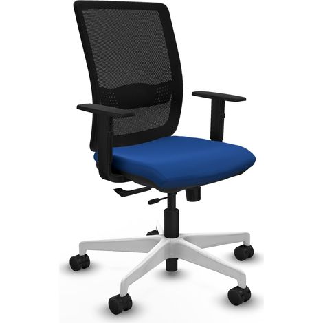 Sedia piqueras y crespo Haches nero pelle sintetica ergonomica (1/2)