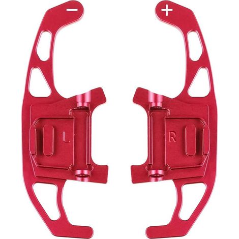 Juego de 2 paletas de cambio de marchas de aleación de aluminio para VW Golf GTI R R-line GTD GTE MK7 7 Polo GTI 2014-2019 (rojo) (1/5)