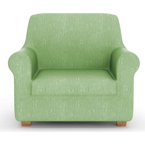 Housses de Canapé, Housse de Canapé Extensible, Housse de Fauteuil, Housse Canapé 1 Places, Protection Canapé, Vert Sauge (1/5)