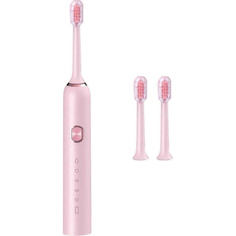 Brosse à dents électrique rechargeable par USB, à poils souples, étanche, pour usage domestique, cinq vitesses, pour adultes. (1/5)