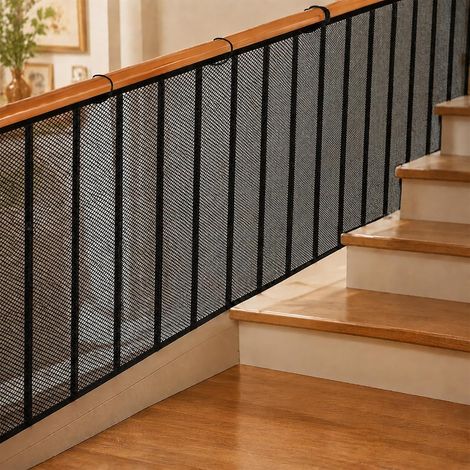 Filet Sécurité Enfants, Filet de Protection pour Escalier 600 x 90 cm (1/5)