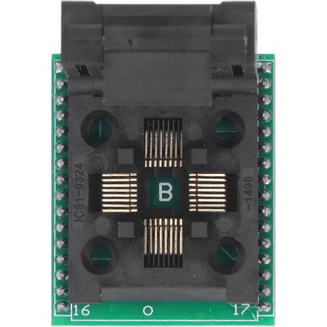 Adaptateur TQFP32 (QFP32 vers DIP32) pour circuits imprimés, pas de 2,54 mm, support de test pour projets DIY.
