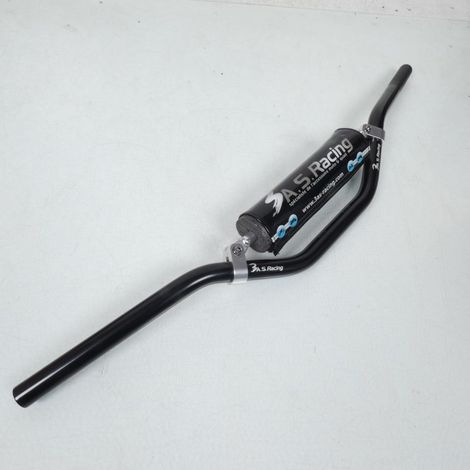 Universeller schwarzer Lenker Ø22mm 3AS Racing für Motorrad (1/4)