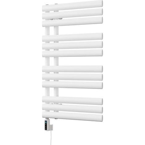 Percival - White Electric Towel Rail H884mm x W500mm 400w Thermostatic WIFI (1/3)