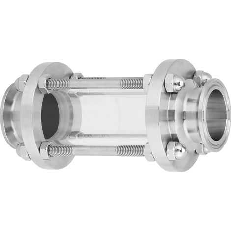 Set aus Edelstahl 304, einschraubbare hygienische Inspektionskammer, Tri-Clamp-Typ, Ø 38 mm (1/5)