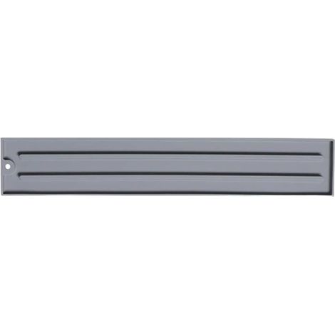 Tapete de silicona para guardar ollas y sartenes, resistente al calor y antideslizante, gris (1/5)