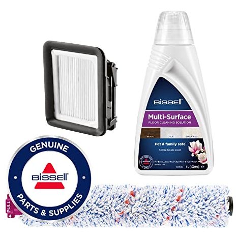 Bissell 2815 Kit Spazzola Rotante e 2 Detergenti per Pavimenti Bianco (1/4)