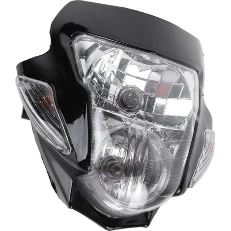 Motorrad-Scheinwerfer-Totenkopf-Abdeckung, breiterer Sichtschutz, leichter Scheinwerferschutz (1/5)